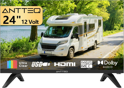 Antteq inch volt hd tv - 12,