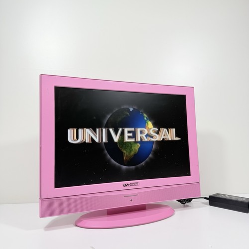 Pink lcd built - tv, dvd