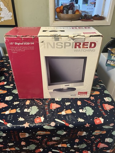 Inch red lcd with free - 15, tv